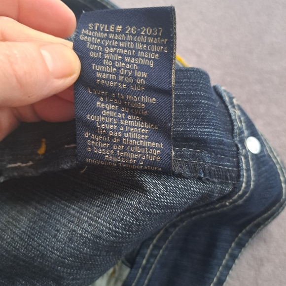 Sz 7 Bongo dark wash denim miniskirt - Picture 6 of 10